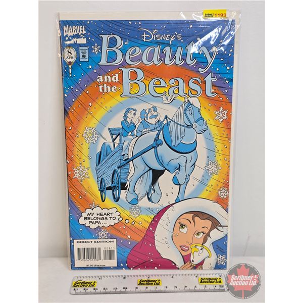 MARVEL COMICS : Disney's Beauty And The Beast - My Heart Belongs to Papa #8 - 1995 (SEE PICS!)  (Lis