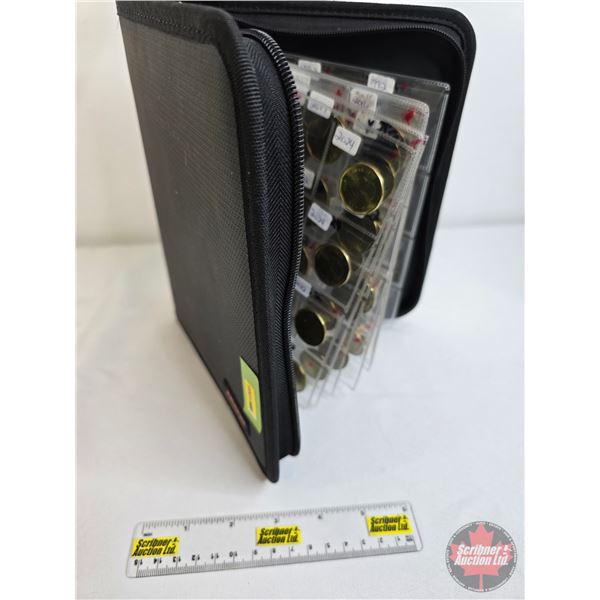 Canada Loonie Dollar Collection in JUNDUN Collector Zipper Portfolio (101 Coins) : Intermittent from