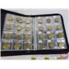 Image 5 : Canada Loonie Dollar Collection in JUNDUN Collector Zipper Portfolio (101 Coins) : Intermittent from