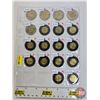 Image 1 : Canada Toonie Collection (18 Coins) : 2022 (Note: 13 Coins = Solemn Tribute ) (SEE PICS!)  (Listing 