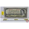 Image 1 : Canada $20 Bill 1954DF "Devil's Face" : Beattie/Coyne #DE7613815 (See Pics for Varieties, Conditions
