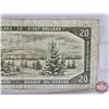 Image 5 : Canada $20 Bill 1954DF "Devil's Face" : Beattie/Coyne #DE7613815 (See Pics for Varieties, Conditions
