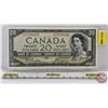 Image 1 : Canada $20 Bill 1954DF "Devil's Face" : Beattie/Coyne #CE7720826 (See Pics for Varieties, Conditions