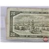 Image 5 : Canada $20 Bill 1954DF "Devil's Face" : Beattie/Coyne #CE5176024 (See Pics for Varieties, Conditions