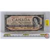 Image 1 : Canada $50 Bill 1954DF "Devil's Face" : Coyne/Towers #AH0081379 (See Pics for Varieties, Conditions,