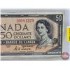 Image 2 : Canada $50 Bill 1954DF "Devil's Face" : Coyne/Towers #AH0081379 (See Pics for Varieties, Conditions,
