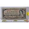 Image 1 : Canada $100 Bill 1954DF "Devil's Face" : Coyne/Towers #AJ0279084 (See Pics for Varieties, Conditions