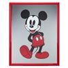 Image 1 : A Large Framed Mickey Mouse Mirror.