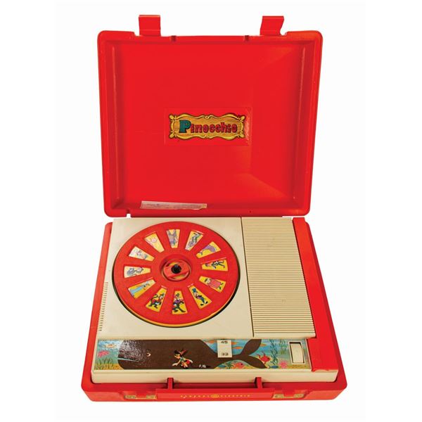 A Pinocchio GE Phonograph.