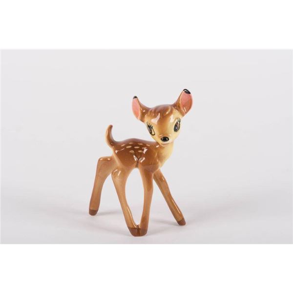 A 1940s Bambi Figurine by Shaw Pottery.