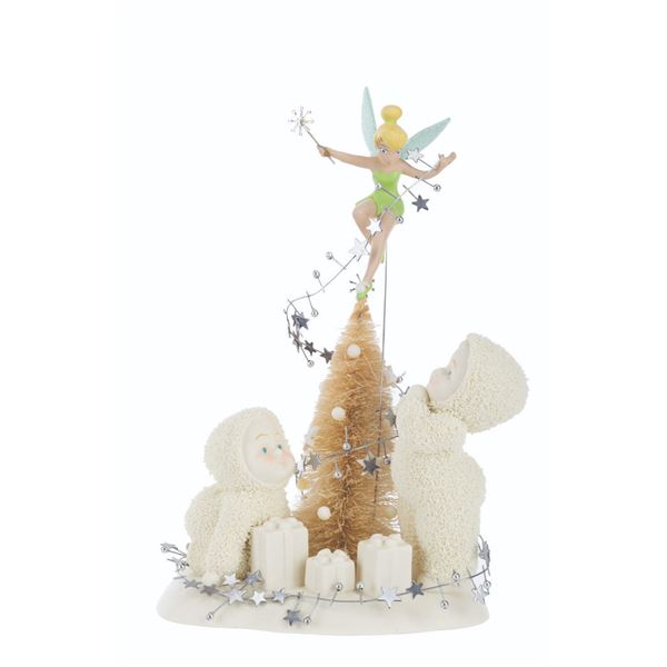 A Tinker Bell and Snowbabies Figurine.