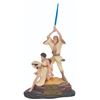 Image 3 : A "Star Wars" Luke and Leia CinemaCast Figurine.