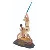 Image 5 : A "Star Wars" Luke and Leia CinemaCast Figurine.