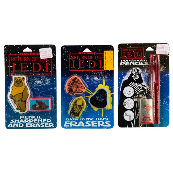 A Star Wars "Return of the Jedi" School Supplies Collection.