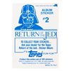 Image 4 : A Near-Complete Collection of "Return of the Jedi" Topps Album Stickers.