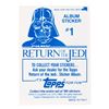 Image 5 : A Near-Complete Collection of "Return of the Jedi" Topps Album Stickers.