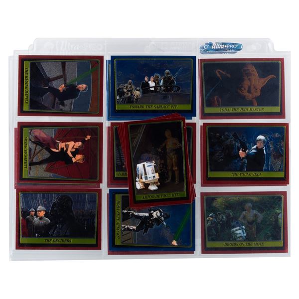 A Collection of "Return of the Jedi" Chrome Archives Trading Cards.