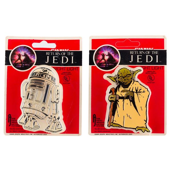 A Pair of "Return of the Jedi" Night Lights.