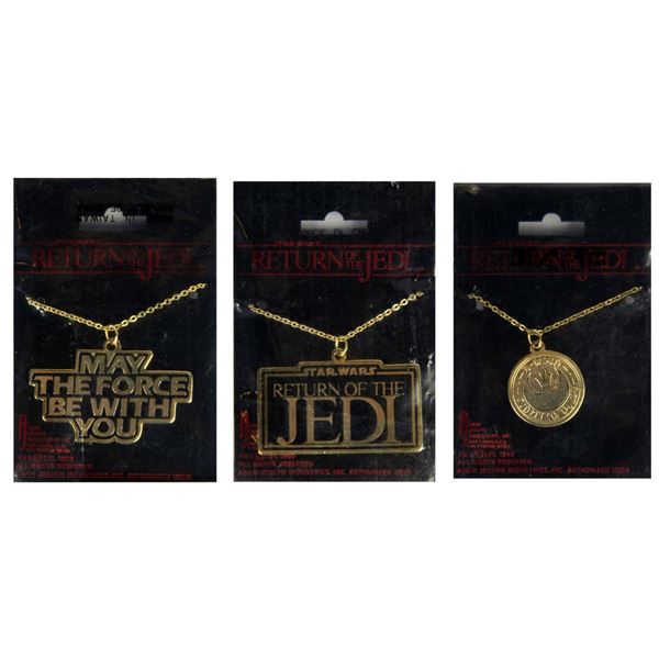 Three "Return of the Jedi" Necklaces.