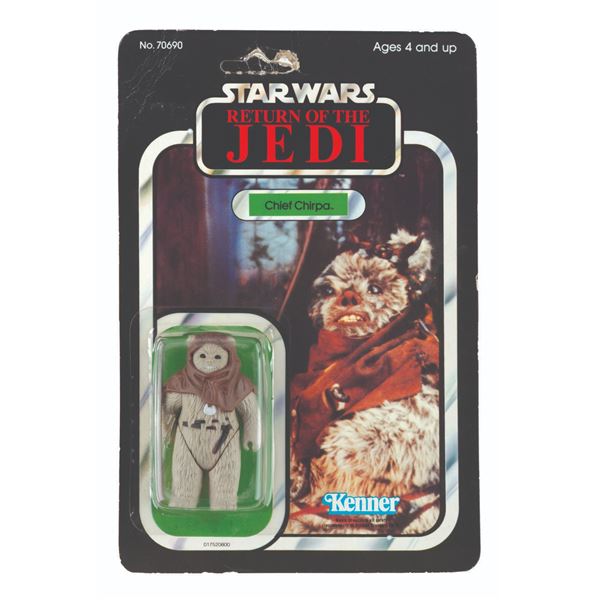 A 1983 Kenner "Return of The Jedi" Chief Chirpa Figure.