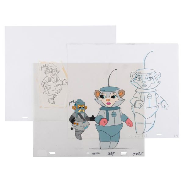 An "Ewoks" Animated Series Production Cel