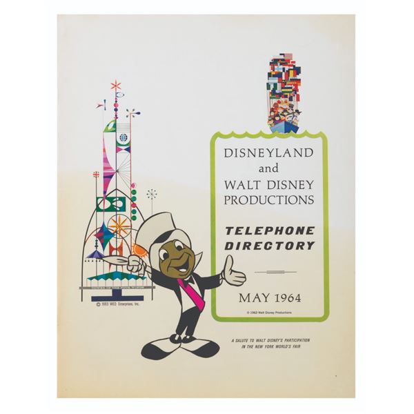 A May 1964 Walt Disney Studio & Disneyland Directory.