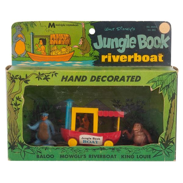 A Walt Disney's Jungle Book Riverboat Toy Set.