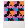 Image 2 : An Andy Warhol "The Art of Mickey Mouse" Poster.