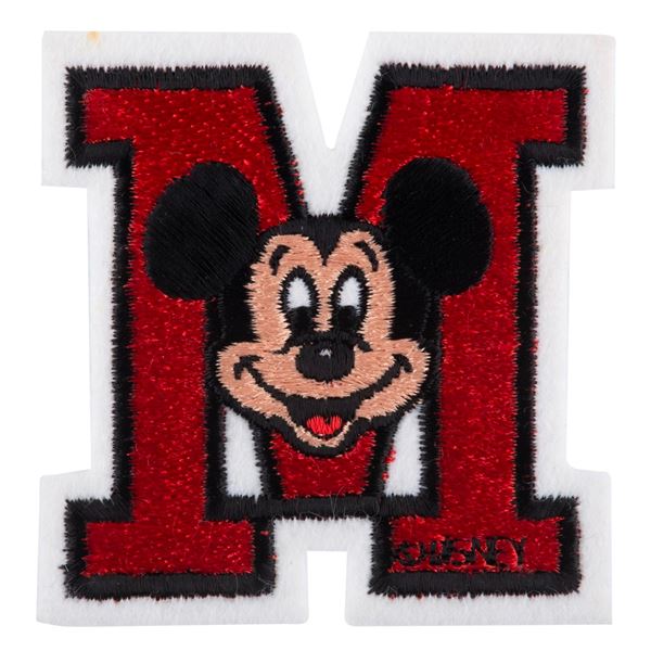 A Mickey Mouse Letterman Patch.