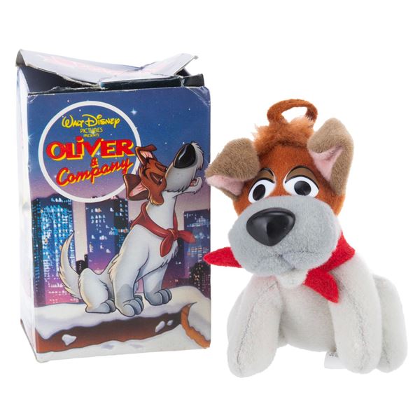 A McDonald's "Oliver & Company" Dodger Plush Musical Ornament.