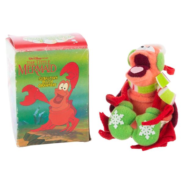 A McDonald's "The Little Mermaid" Sebastian Plush Ornament.