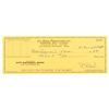 Image 1 : A Jay Ward Signed Check.