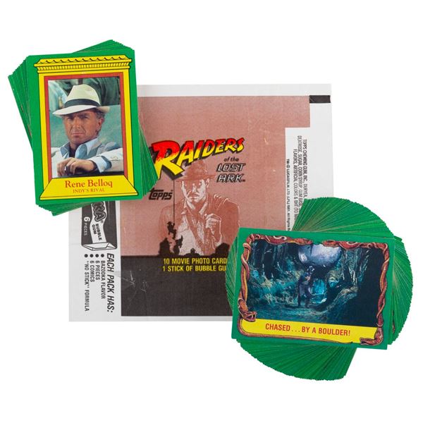 A Complete Set of Topps 1981 "Raiders of the Lost Ark" Cards.