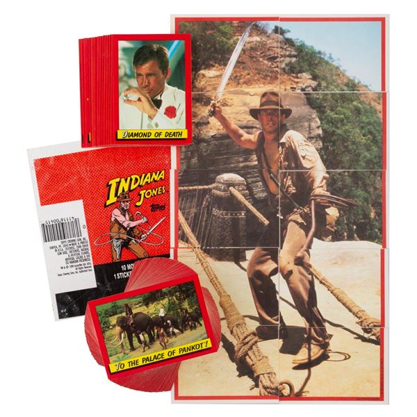 A Complete Set of Topps  Indiana Jones and the Temple of Doom  Cards.