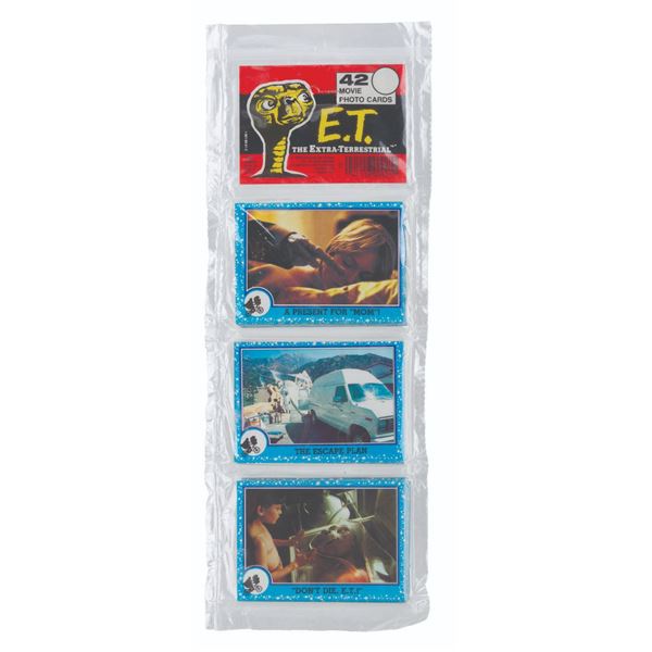 A Sealed Set of "E.T." Movie Photo Cards.
