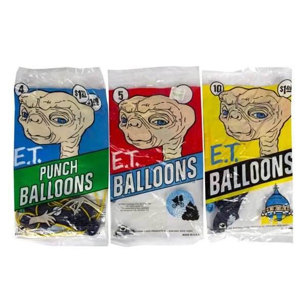 A Collection of "E.T." Balloons.