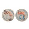Image 1 : A Pair of Rare Atari 2600 E.T. Video Game Stickers.