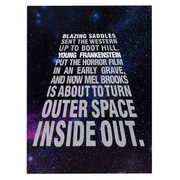 A  Spaceballs  Production Announcement.