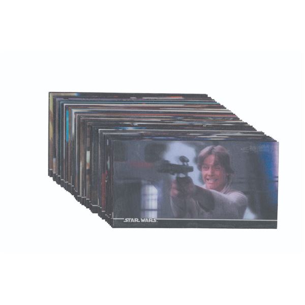 A Near-Complete Set of 1996 "Star Wars" Widevision Lenticular Cards.