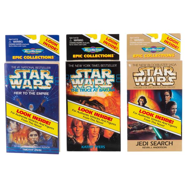 Three Star Wars Micro Machines Epic Collections.