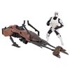 Image 7 : A Star Wars Speeder Bike with Stormtrooper Figure.