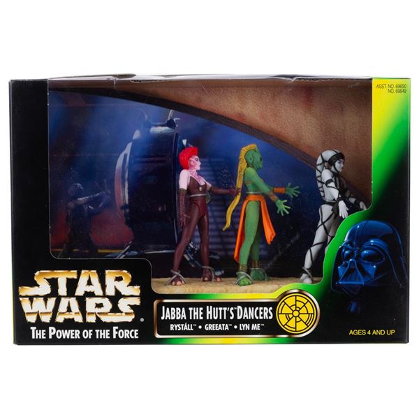 A Power of The Force Jabba The Hutt's Dancers Figure set.