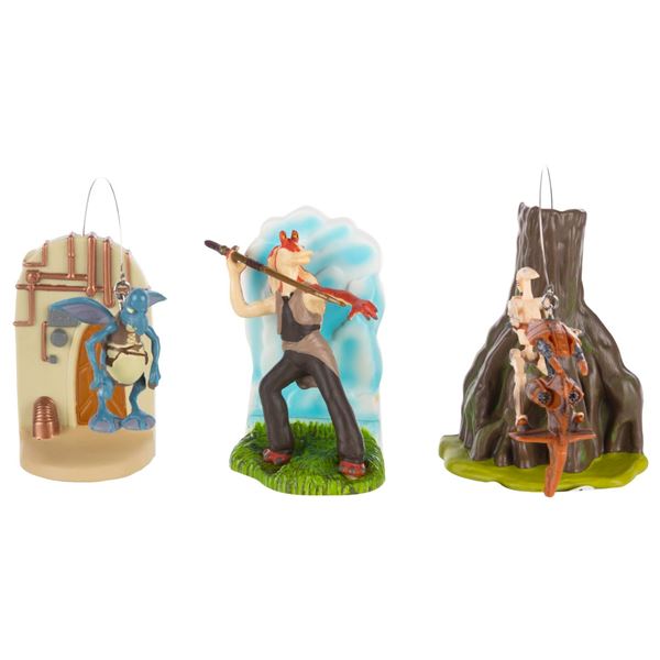 Three "Phantom Menace" Dangler Magnets.