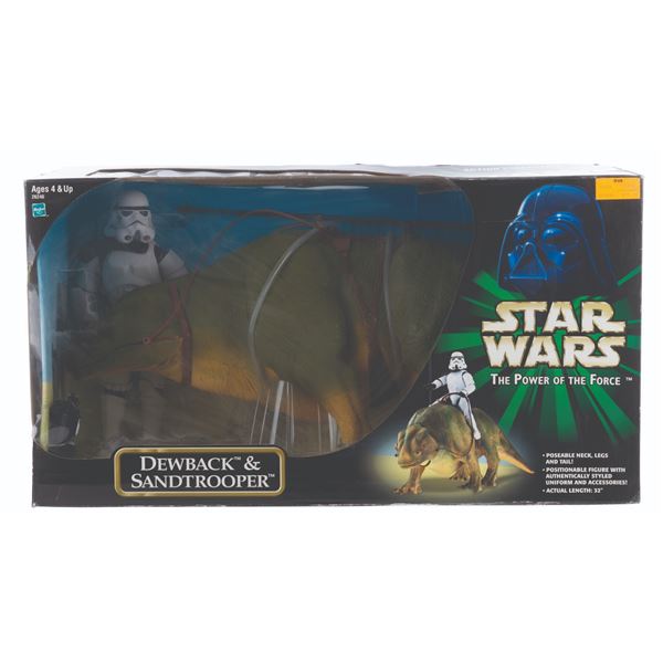 A 12" Scale Star Wars Dewback & Sand Trooper Set.