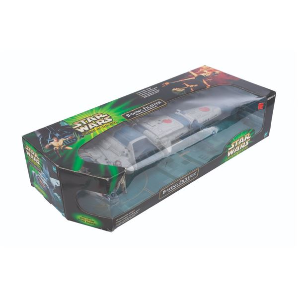 A Power of The Jedi B-Wing Fighter with Pilot Figure.