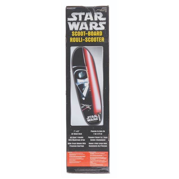 A Child's Star Wars Darth Vader Scooter.
