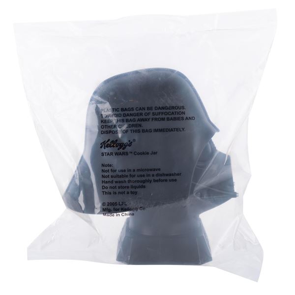 A Kellogg's Plastic Darth Vader Cookie Jar.