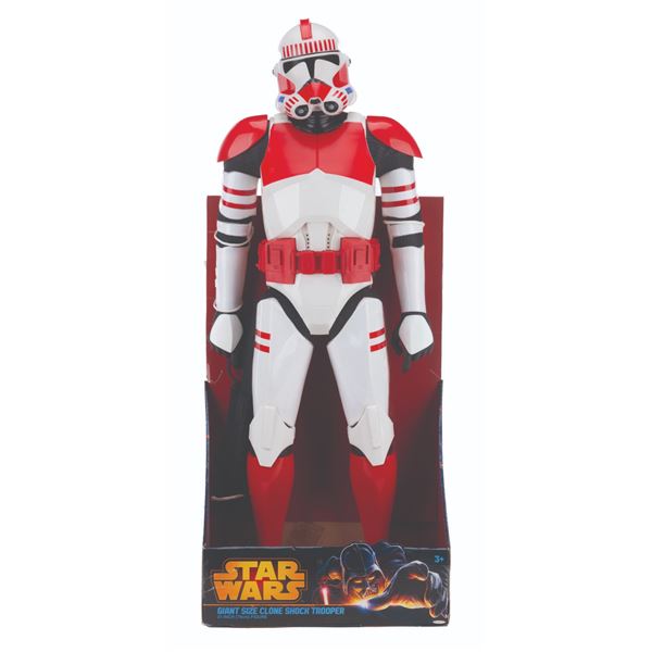 A Giant Size Clone Trooper Action Figure.