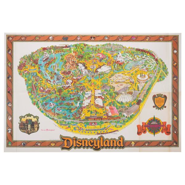 A 1983 Disneyland Souvenir Map.