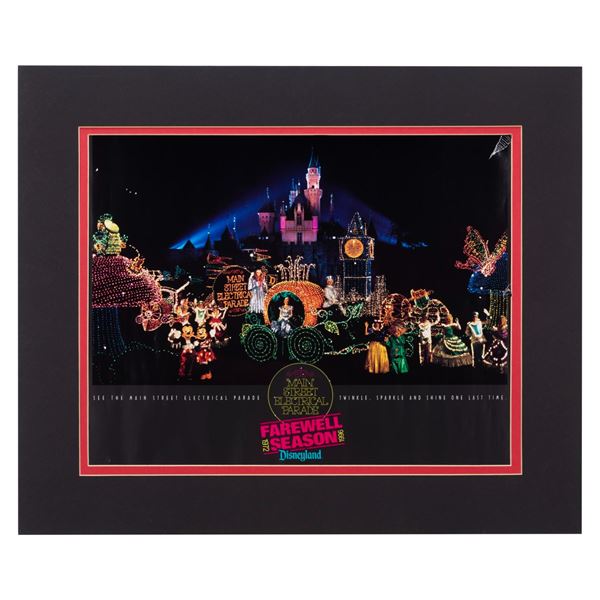 A Main Street Electrical Parade Farewell Season Poster.